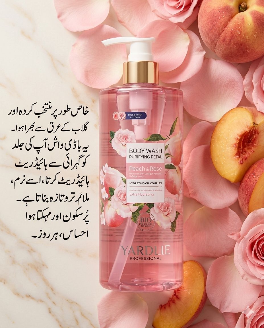 Heaven Dove Peach & Rose  Shower Gel