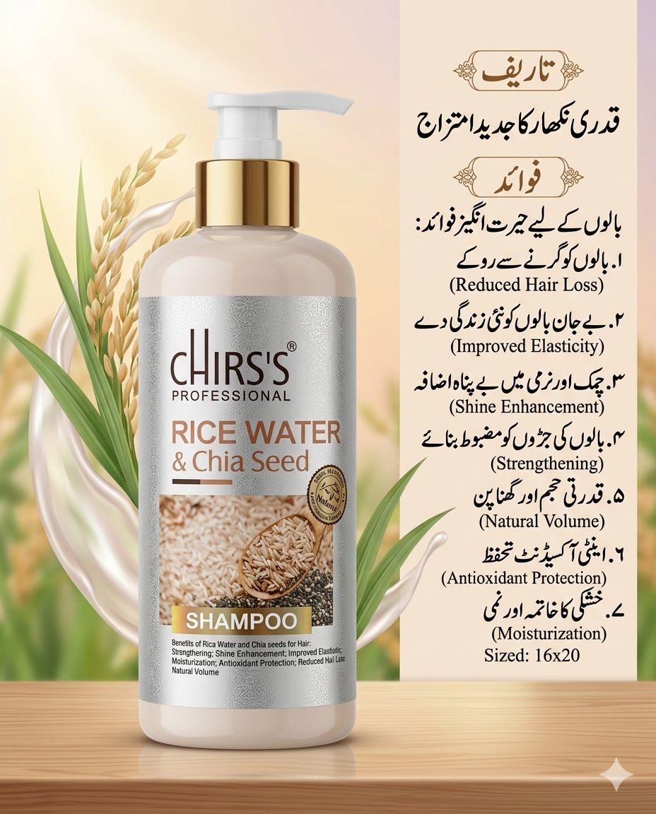 Chirs's Rice Water & Chia Seed Shampoo