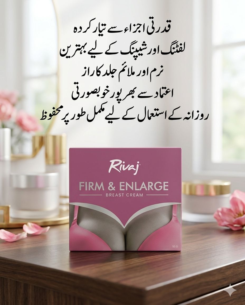 4. Rivaj Firm & Enlarge Breast Cream