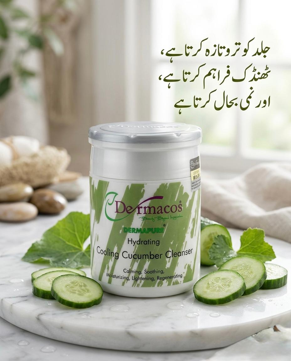 Dermacos Dermapure Hydrating Cooling Cucumber Cleanser