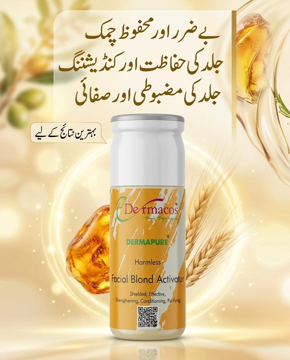 3. Dermacos Dermapure Facial Blond Activator