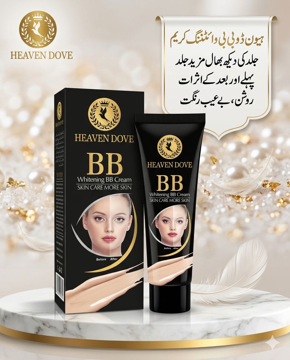 9. Heaven Dove Whitening BB Cream (Black)