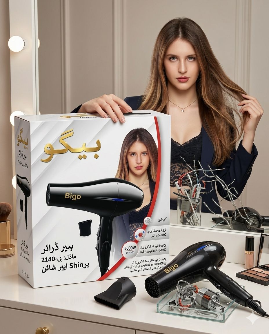 Bigo Pro-Air Shine Hair Dryer (B-2140)