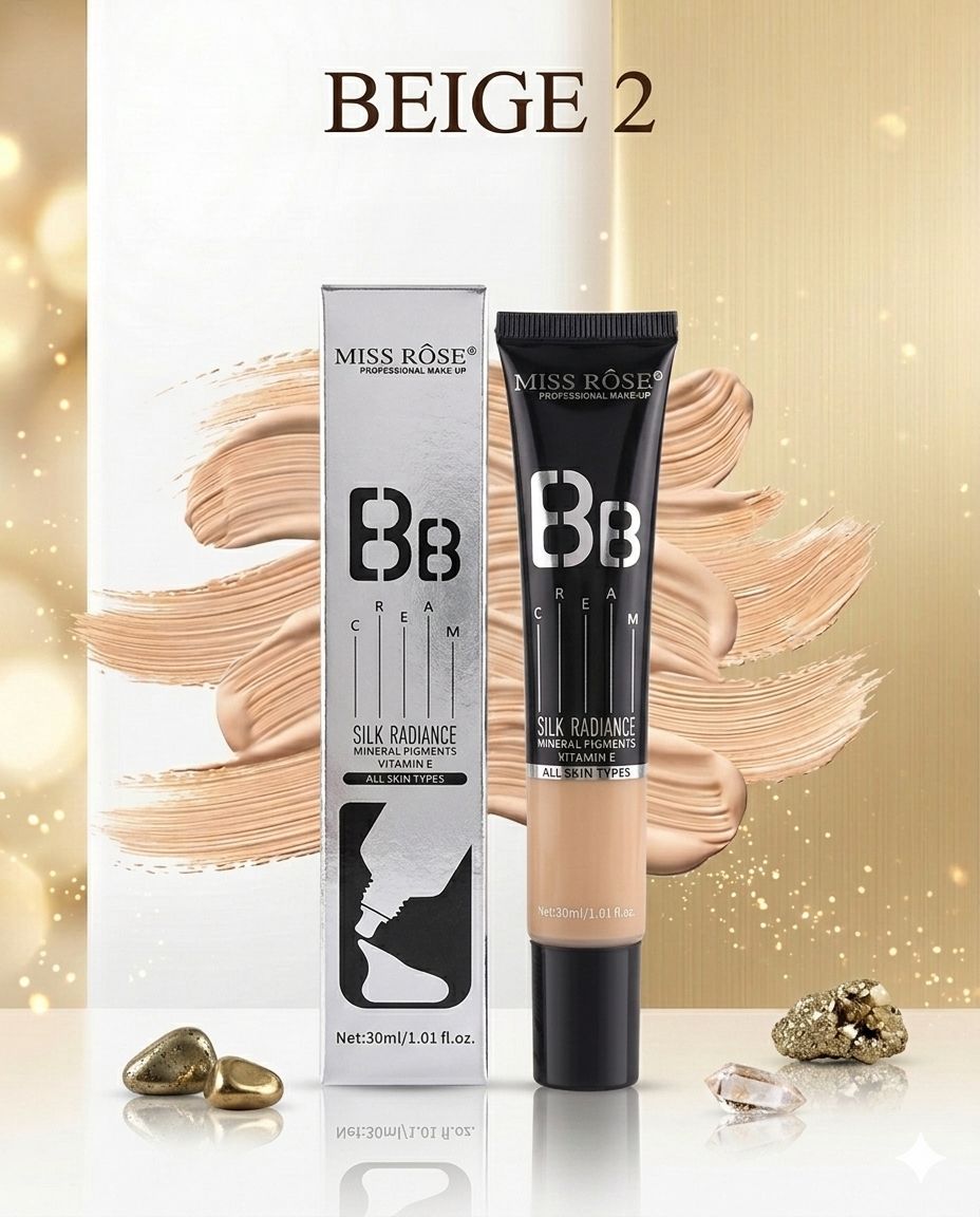 Miss Rose Silk Radiance  BB Cream  Color/Shade: Beige 2
