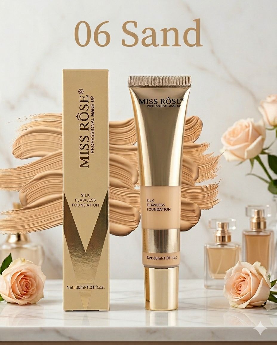 Miss Rôse Silk Flawless  Foundation (Shade:6