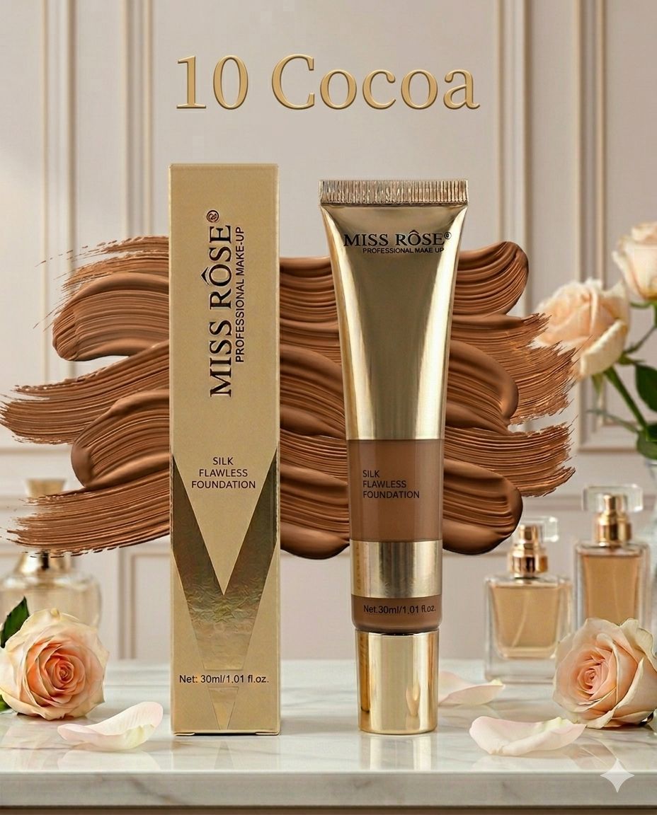 Miss Rôse Silk Flawless  Foundation (Shade:10