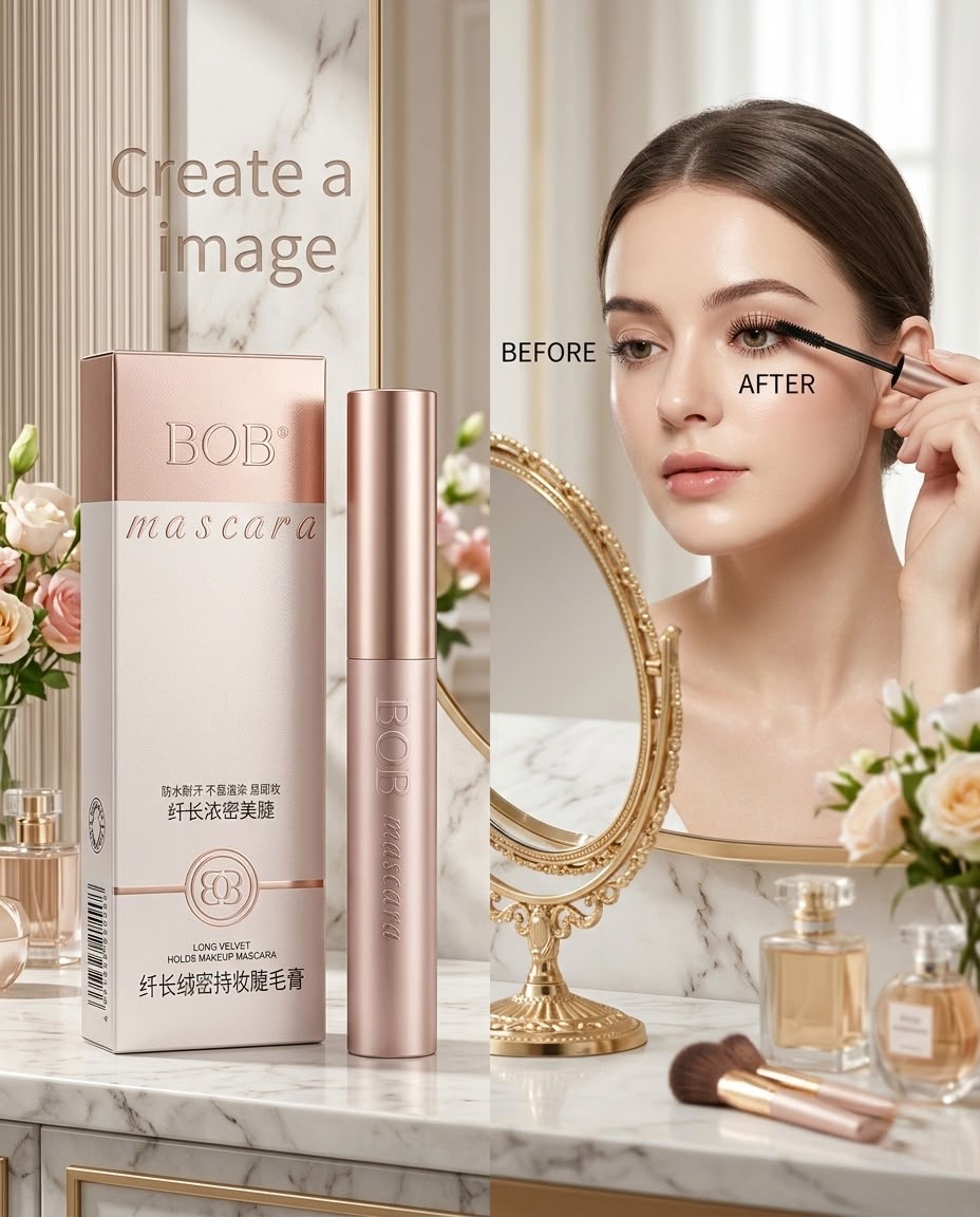 BOB Long Velvet Holds Makeup Mascara