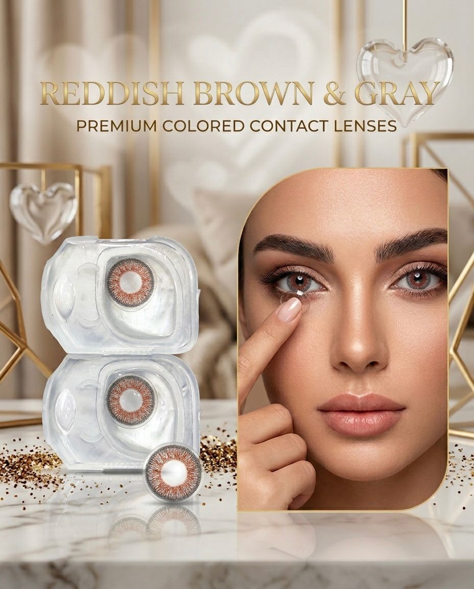 5. Reddish Brown & Gray  Color: Reddish Brown & Gray