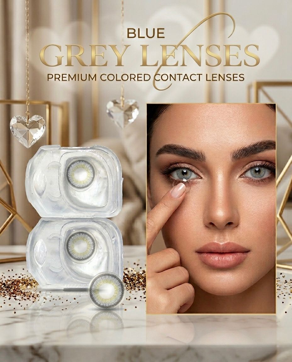 4. Blue Grey Lenses  Color: Blue Grey
