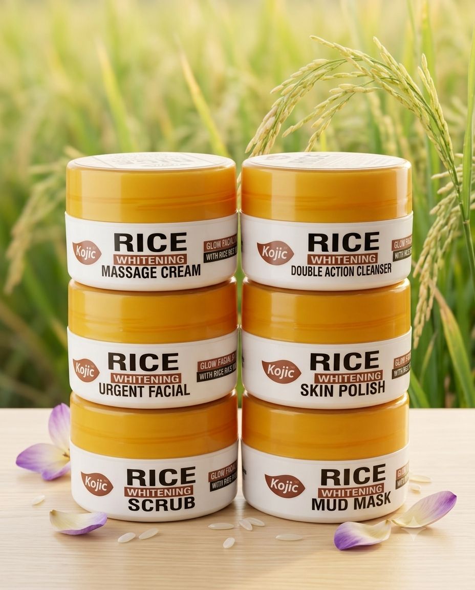 Kojic Rice Whitening Facial Kit