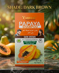 Yardlie Professional Papaya Shampoo (Dark Brown & Natural Black)  Net Content: 500ml x 2