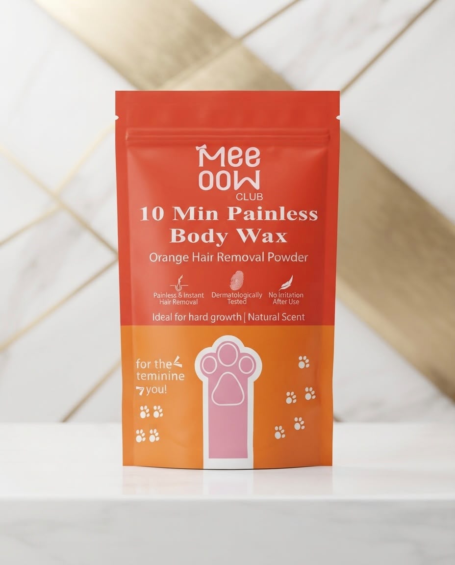 MeeOow Club 10 Min Painless Body Wax