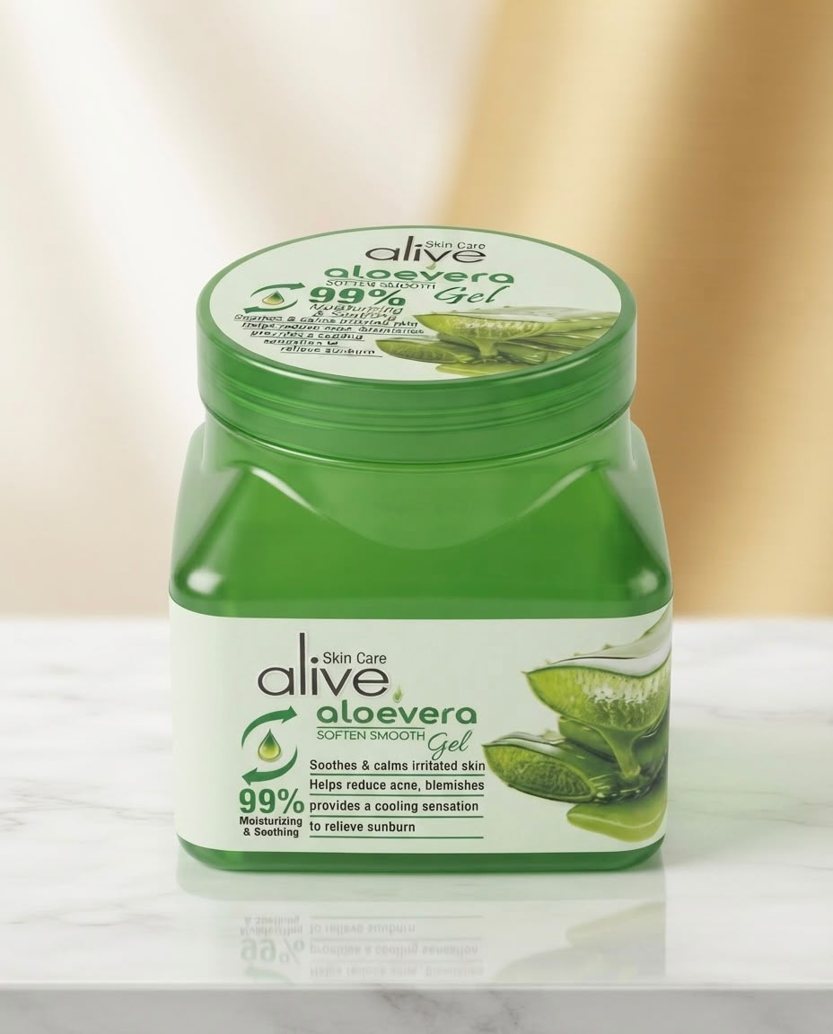 Alive Skin Care Aloe Vera 99% Soften Smooth Gel