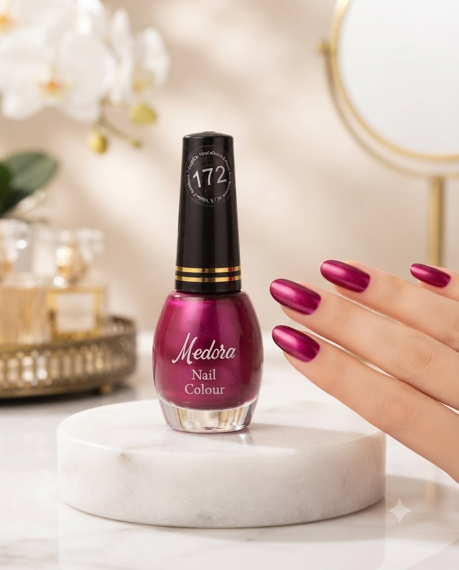 Medora Nail Colour, Color: Berry Plum, Number: 172
