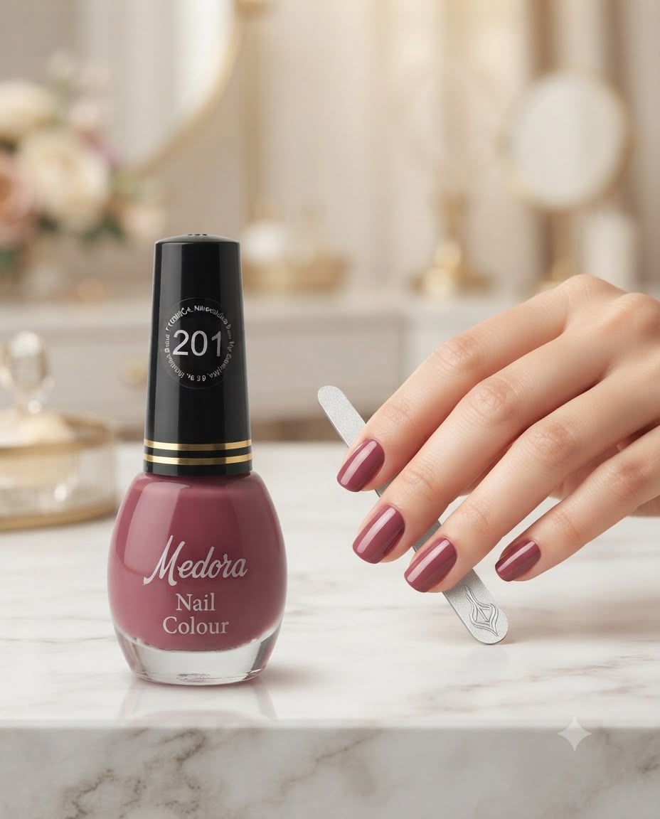 Medora Nail Colour - Dusty Mauve - 201