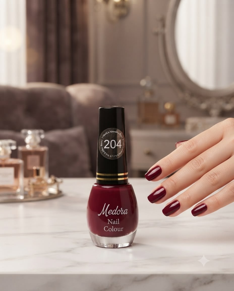 Medora Nail Colour - Dark Plum - 204