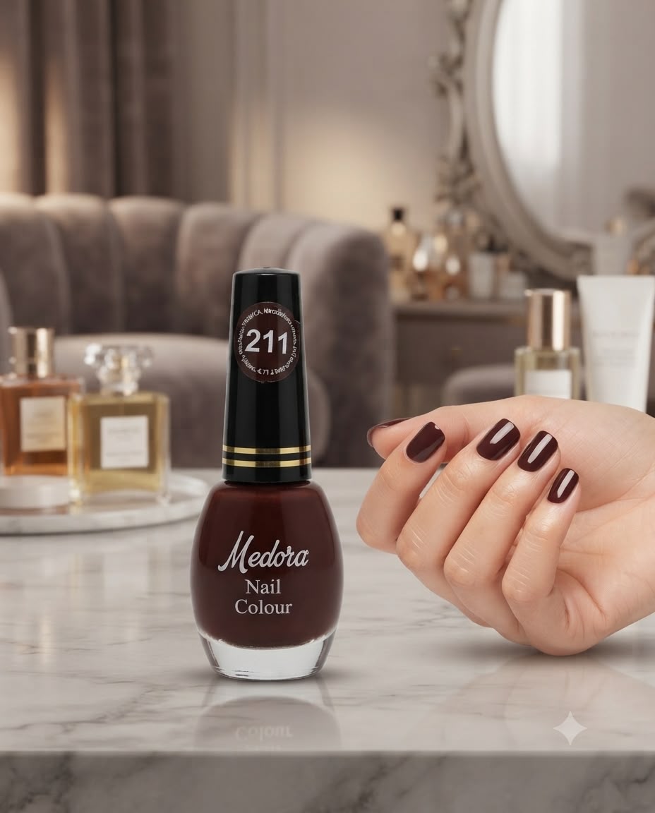 Medora Nail Colour - Dark Espresso Brown - 211