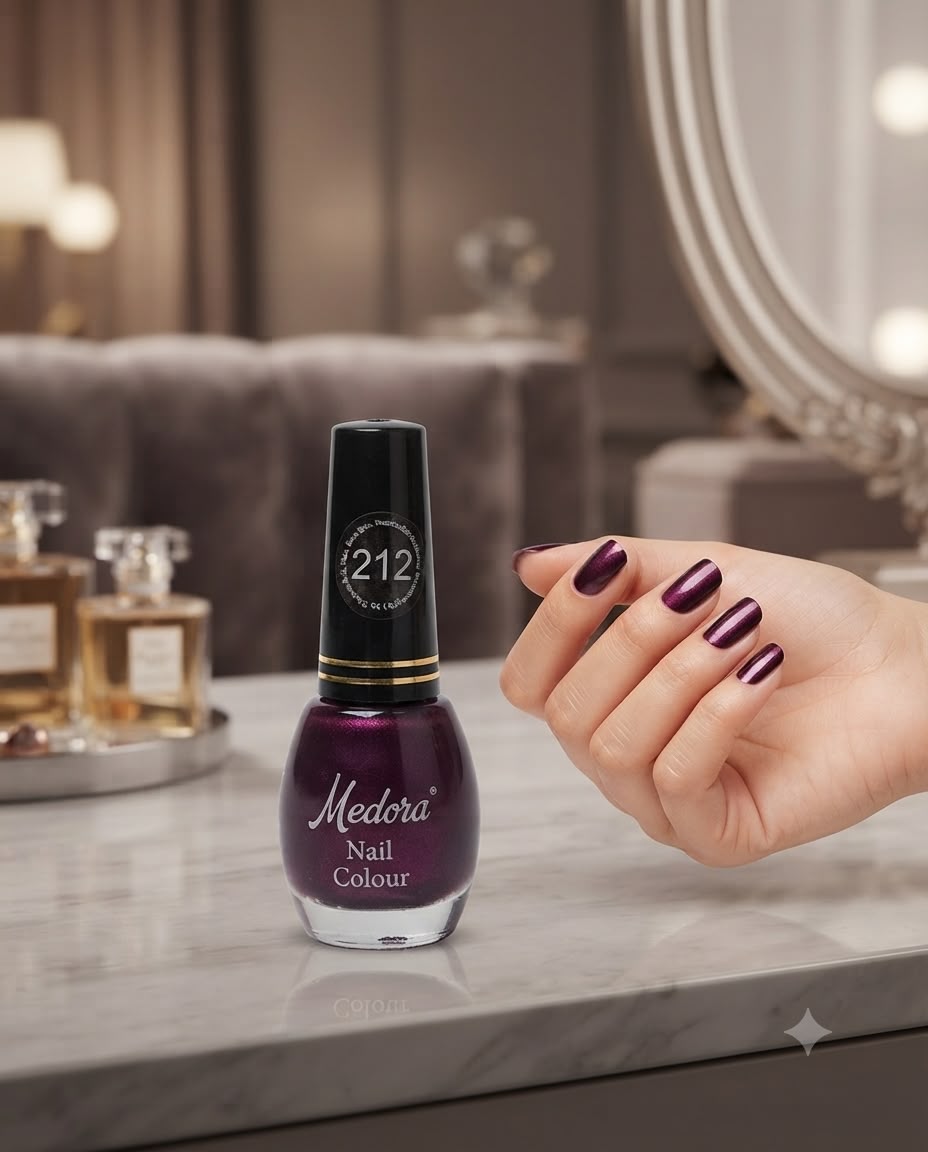 Medora Nail Colour - Dark Espresso Brown - 212